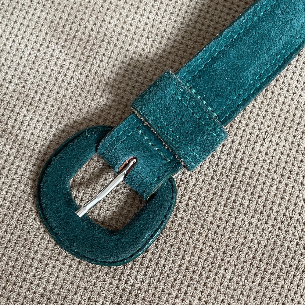 Vintage GAP Teal Suede Belt